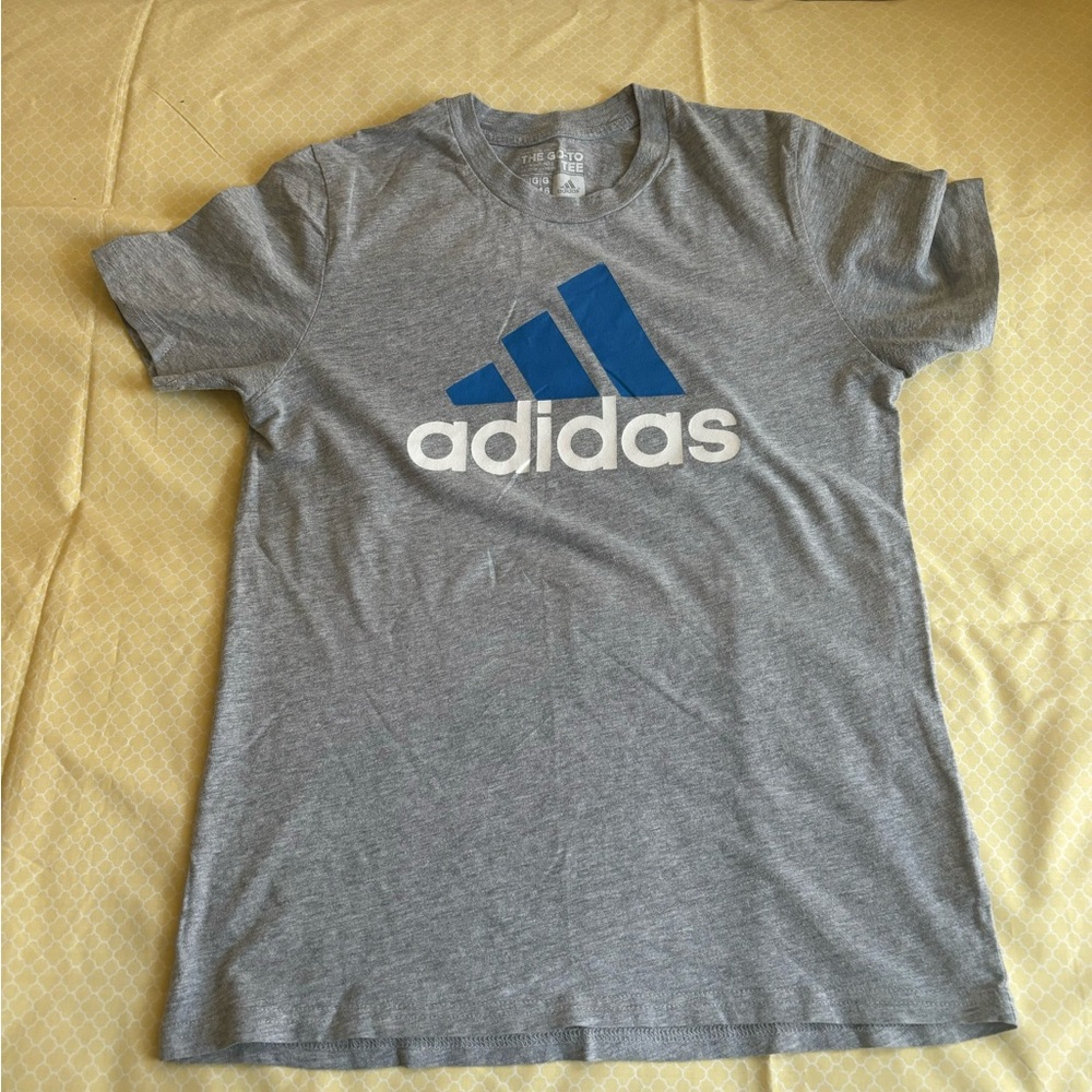 Adidas Boy’s Grey To Go  T-shirt